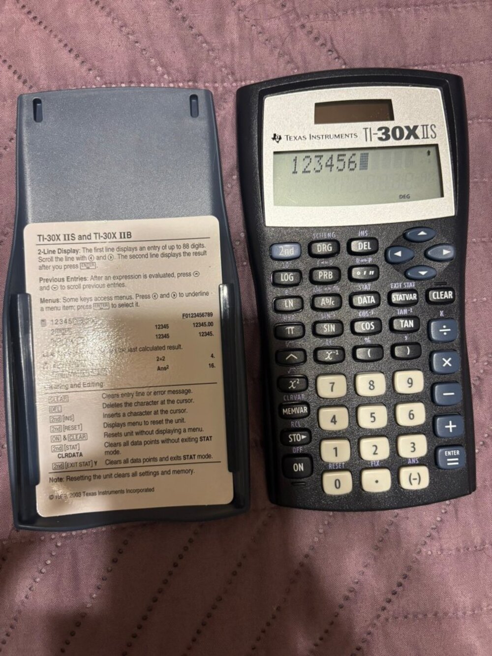 [ADD-ON ITEM] Texas Instruments TI-30XIIS Scientific Calculator
